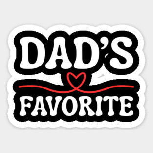 Dad's Favorite Sticker