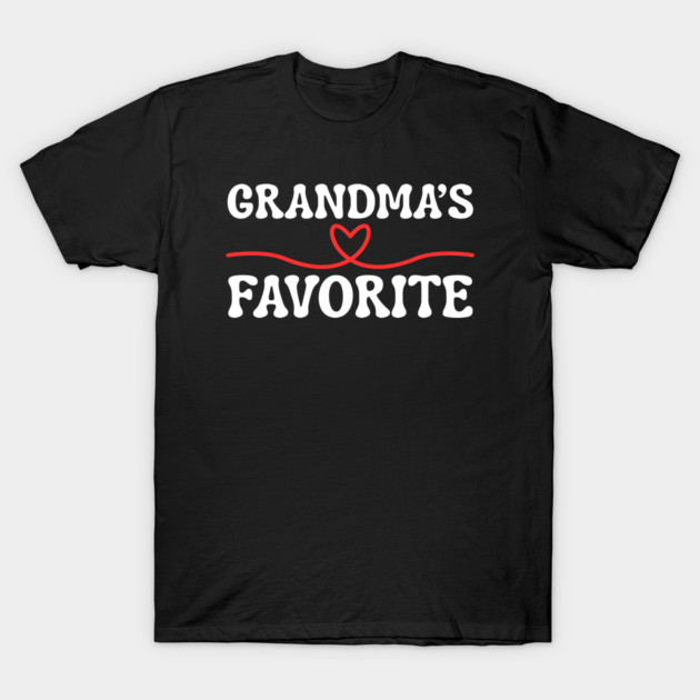 Grandma's Favorite T-Shirt by Creatifly Graphic Tees