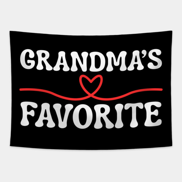 Grandma's Favorite Tapestry by Creatifly Graphic Tees