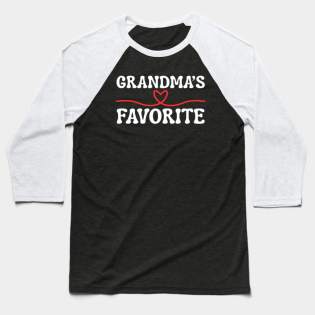 Grandma's Favorite Baseball T-Shirt by Creatifly Graphic Tees