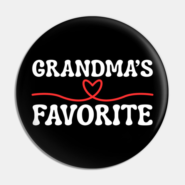 Grandma's Favorite Pin by Creatifly Graphic Tees