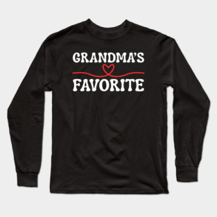Grandma's Favorite Long Sleeve T-Shirt
