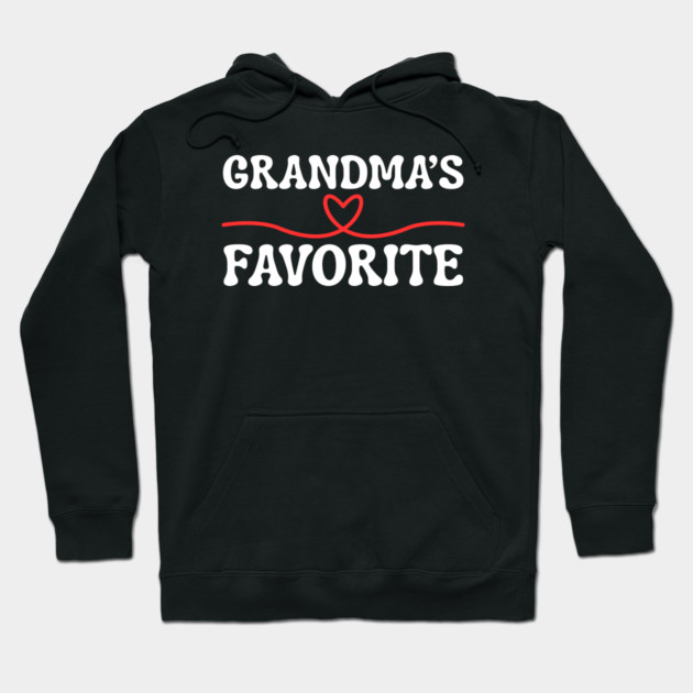 Grandma's Favorite Hoodie by Creatifly Graphic Tees