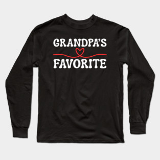 Grandpa's Favorite Long Sleeve T-Shirt