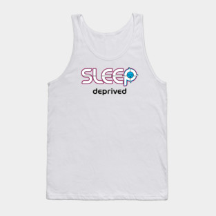 Sleep Deprived Energy Drink Parody Tank Top