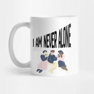 Quiet Faith Together – Minimal Community Illustration Tee Mug