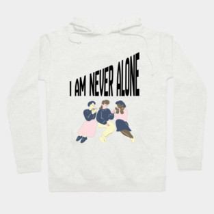 Quiet Faith Together – Minimal Community Illustration Tee Hoodie