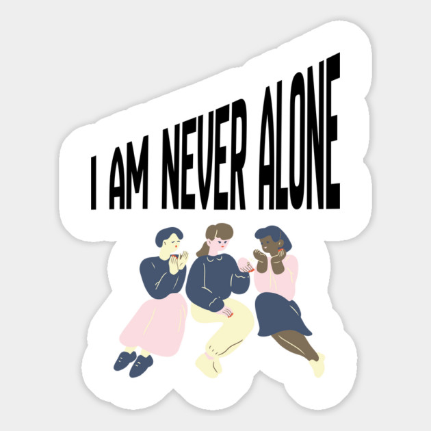 Quiet Faith Together – Minimal Community Illustration Tee Magnet by Anne Lee