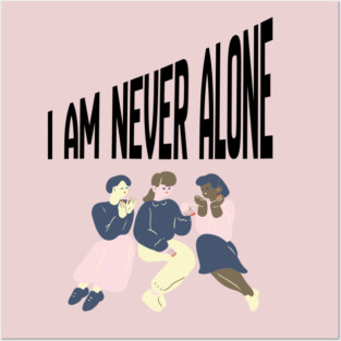 Quiet Faith Together – Minimal Community Illustration Tee Posters and Art