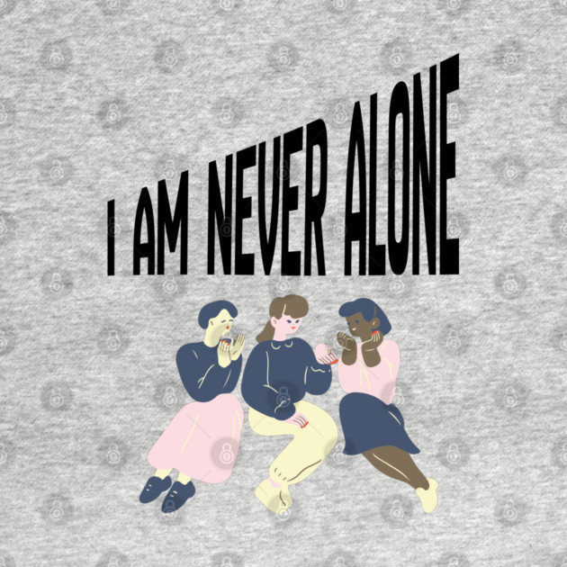 Quiet Faith Together – Minimal Community Illustration Tee by Anne Lee