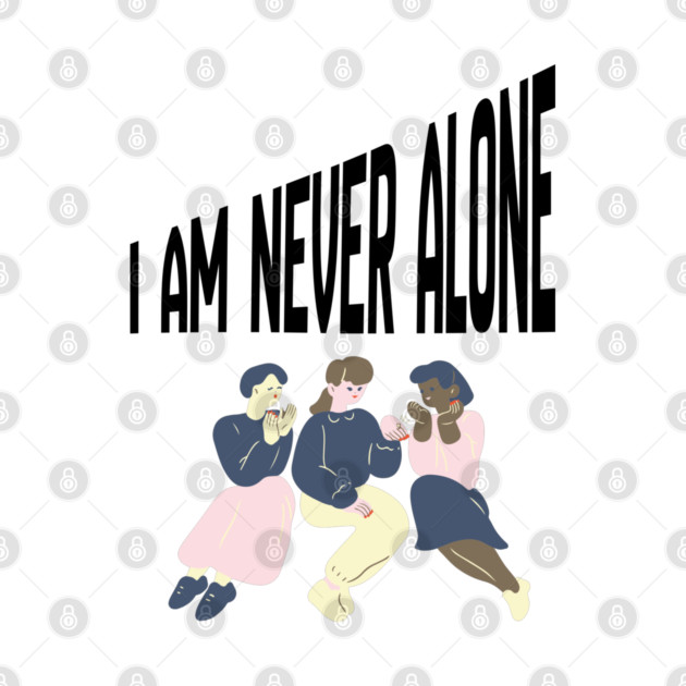 Quiet Faith Together – Minimal Community Illustration Tee by Anne Lee