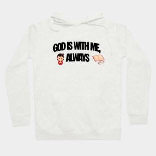 Praying Child Christian Faith Illustration Religious Design Hoodie
