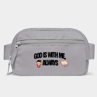 Praying Child Christian Faith Illustration Religious Design Bag