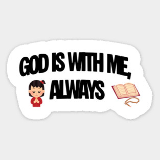 Praying Child Christian Faith Illustration Religious Design Magnet