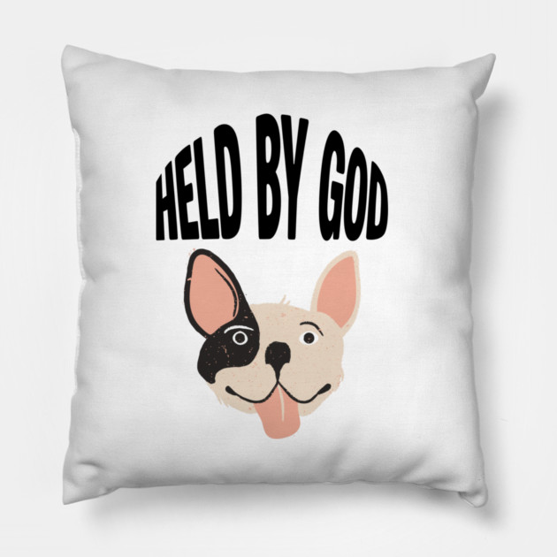 Inspirational Faith Quote Christian Motivation Design Pillow by Anne Lee