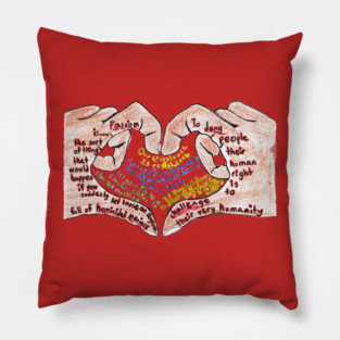 Resistance is Human Pillow