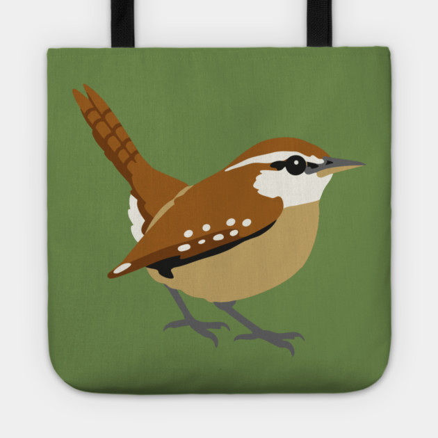 Carolina Wren Songbird Art Tote by DonWillisJrArt
