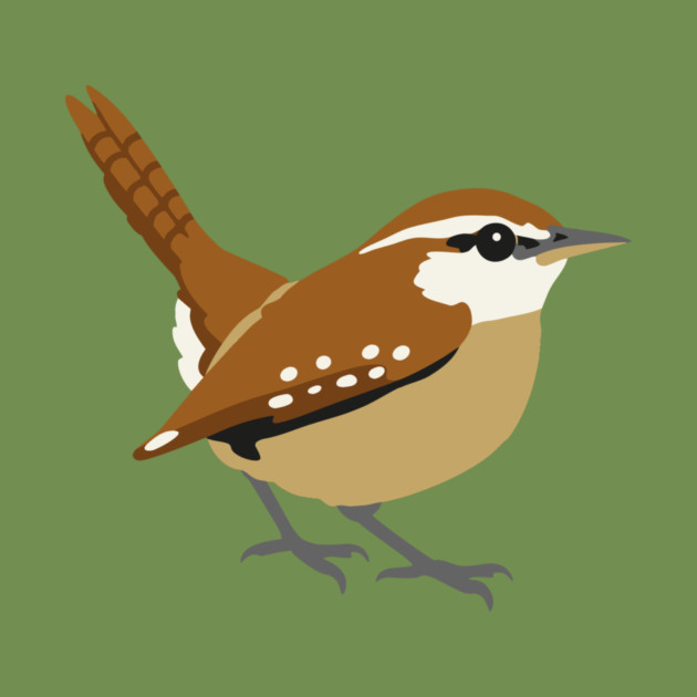 Carolina Wren Songbird Art by DonWillisJrArt