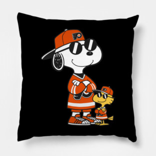 Snoopy Philadelphia Flyers Pillow