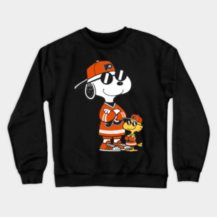 Snoopy Philadelphia Flyers Crewneck Sweatshirt