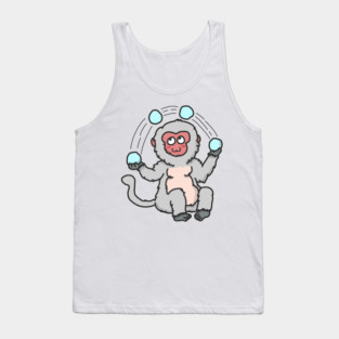 Snow Day – Japanese Macaque Trivia Cartoon Tank Top