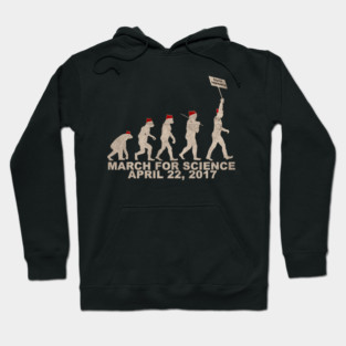 March For Science Resist Ignorance Evolution Hoodie