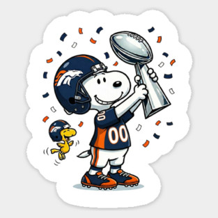 Funny Snoopy Denver Broncos Player Football Lovers Sticker