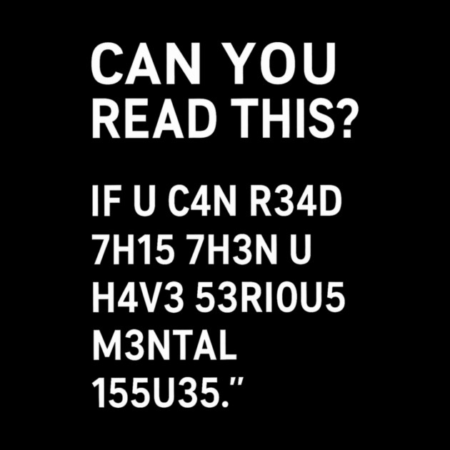 Funny Quote, If U Can Read This, Sarcastic Quote by logiamerch