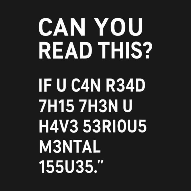 Funny Quote, If U Can Read This, Sarcastic Quote by logiamerch