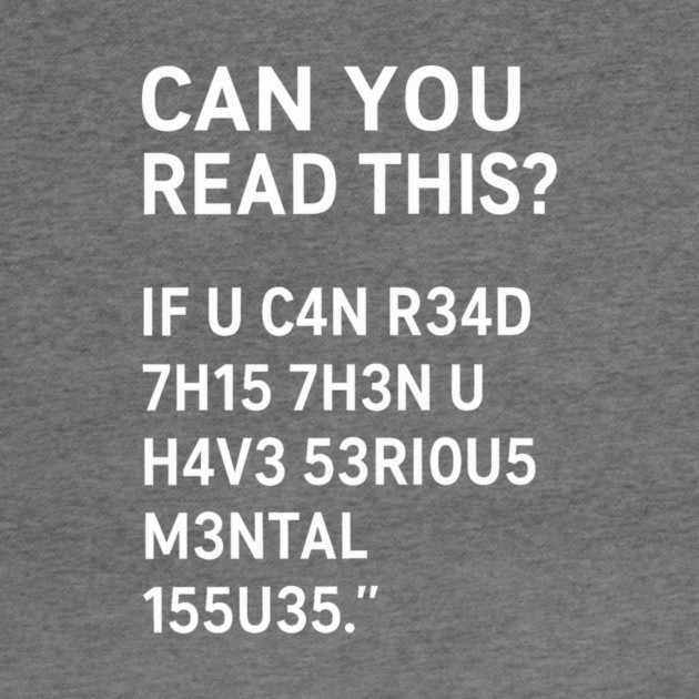 Funny Quote, If U Can Read This, Sarcastic Quote by logiamerch