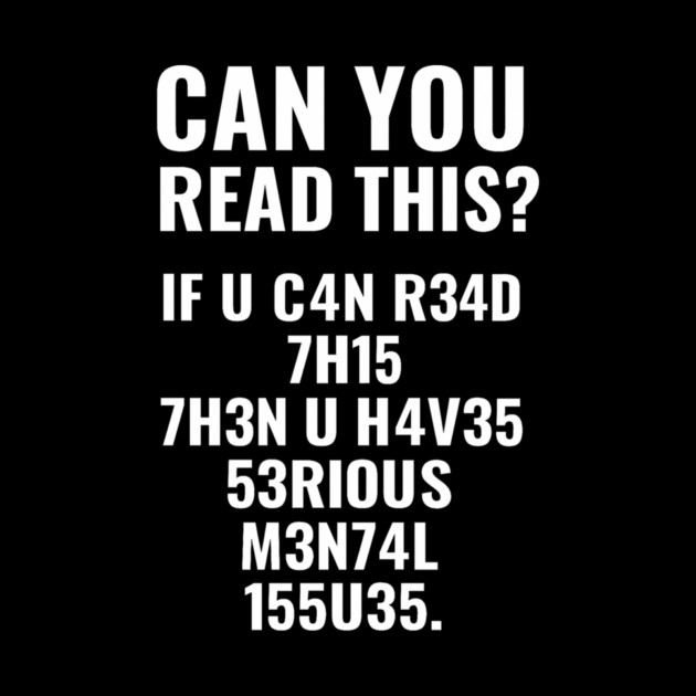 Funny Quote, If U Can Read This, Sarcastic Quote by logiamerch