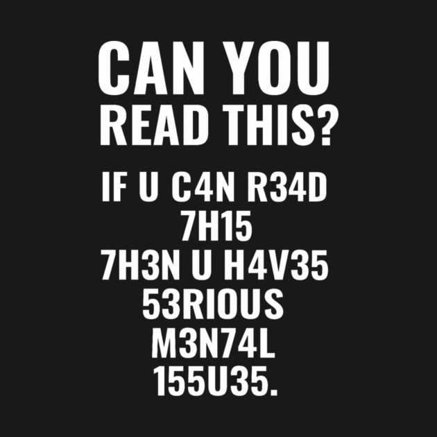 Funny Quote, If U Can Read This, Sarcastic Quote by logiamerch