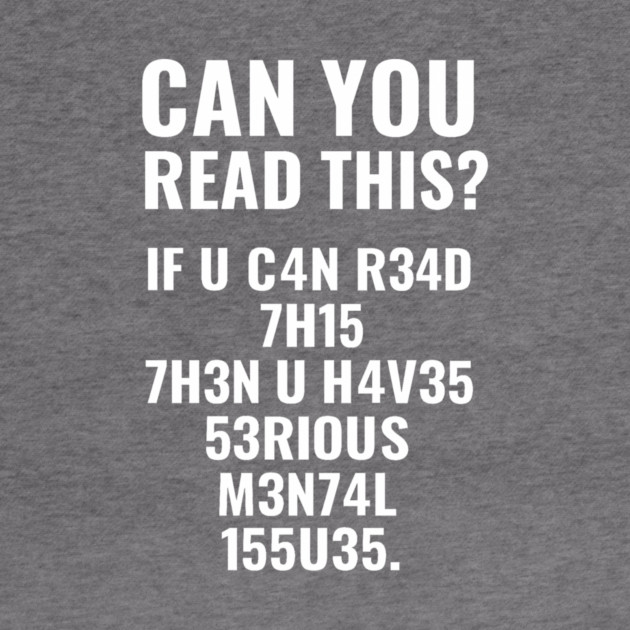 Funny Quote, If U Can Read This, Sarcastic Quote by logiamerch