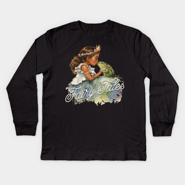 Fairy Tale Genre Lover Kids Long Sleeve T-Shirt by H. R. Sinclair