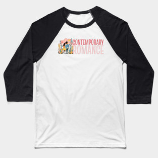 Contemporary Romance Genre Lovers Baseball T-Shirt