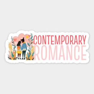 Contemporary Romance Genre Lovers Sticker