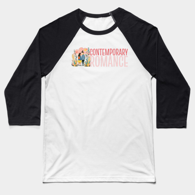Contemporary Romance Genre Lovers Baseball T-Shirt by H. R. Sinclair