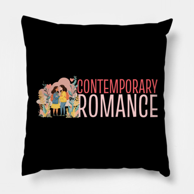 Contemporary Romance Genre Lovers Pillow by H. R. Sinclair