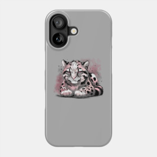 Grumpy Clouded Leopard Phone Case
