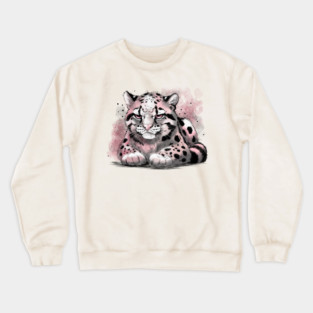 Grumpy Clouded Leopard Crewneck Sweatshirt
