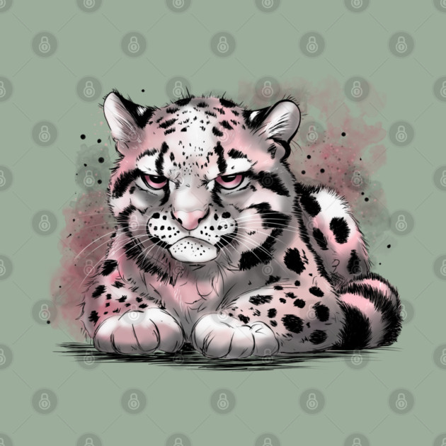 Grumpy Clouded Leopard by H. R. Sinclair