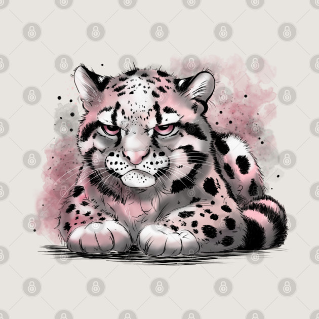 Grumpy Clouded Leopard by H. R. Sinclair