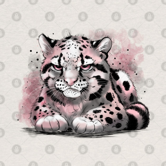 Grumpy Clouded Leopard by H. R. Sinclair