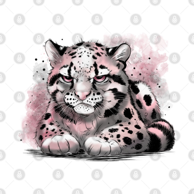 Grumpy Clouded Leopard by H. R. Sinclair