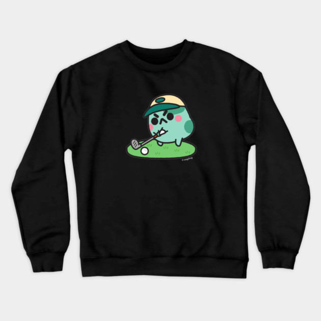 golfrog Crewneck Sweatshirt by angyfrog