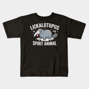 Lickalotopus Is My Spirit Animal Funny Quirky Kids T-Shirt