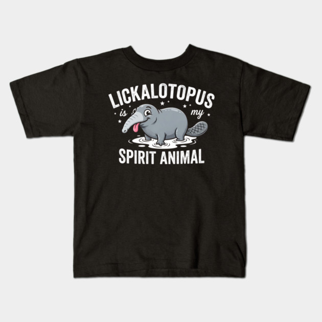 Lickalotopus Is My Spirit Animal Funny Quirky Kids T-Shirt by ArtistTee ⭐⭐⭐⭐⭐