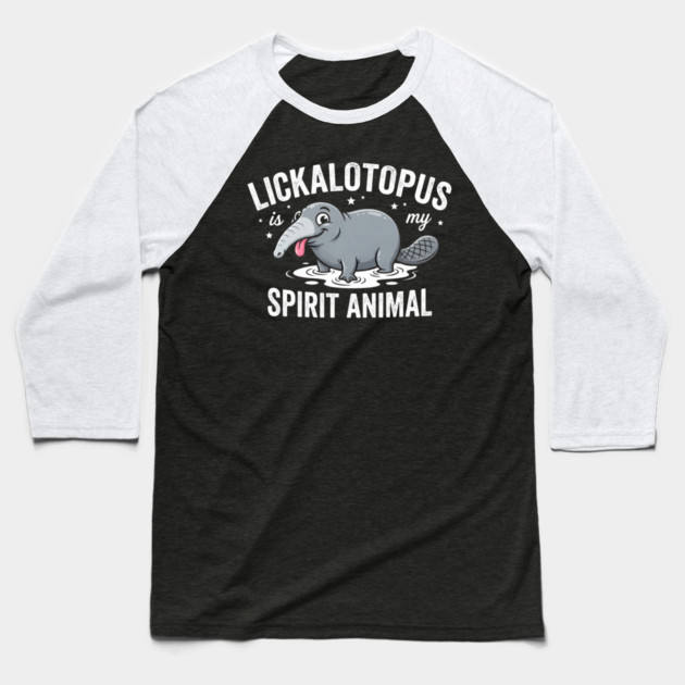 Lickalotopus Is My Spirit Animal Funny Quirky Baseball T-Shirt by ArtistTee ⭐⭐⭐⭐⭐