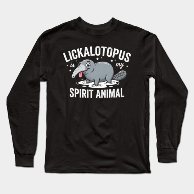 Lickalotopus Is My Spirit Animal Funny Quirky Long Sleeve T-Shirt by ArtistTee ⭐⭐⭐⭐⭐