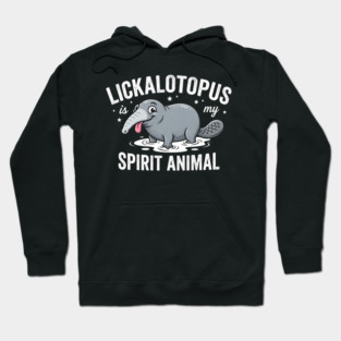 Lickalotopus Is My Spirit Animal Funny Quirky Hoodie